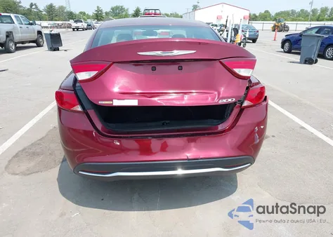 2015 Chrysler 200 Limited from USA, damaged, VIN 1C3CCCAB9FN586011